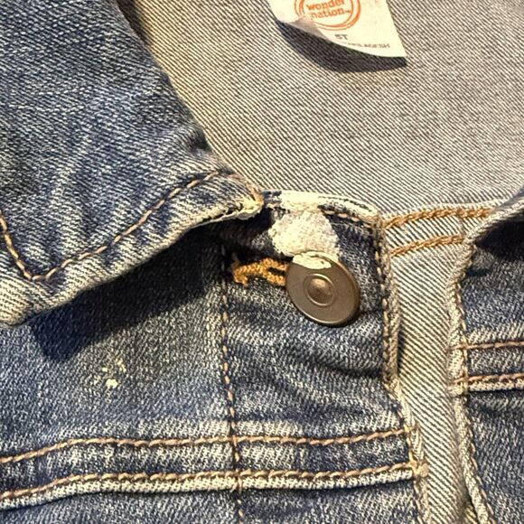 Wonder Nation kids blue denim jacket size 5T - Picture 4 of 4